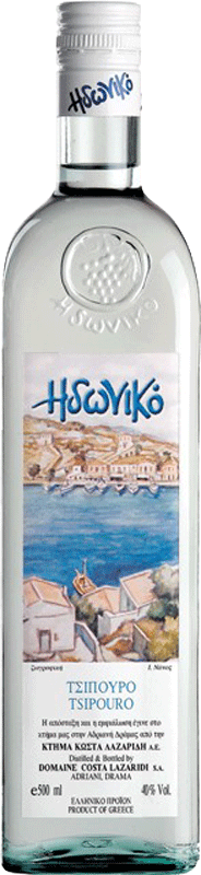 Τσίπουρο Ηδωνικό χωρίς γλυκάνισο 0.7lt