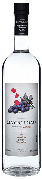 Μαύρο Ρόδο Τσίπουρο χωρίς γλυκάνισο