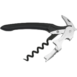 Wine opener Murano Black
