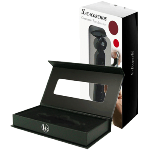 Wine opener Twist Black-Inox