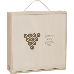 G&G Ξύλινο κουτί για 4 φιάλες