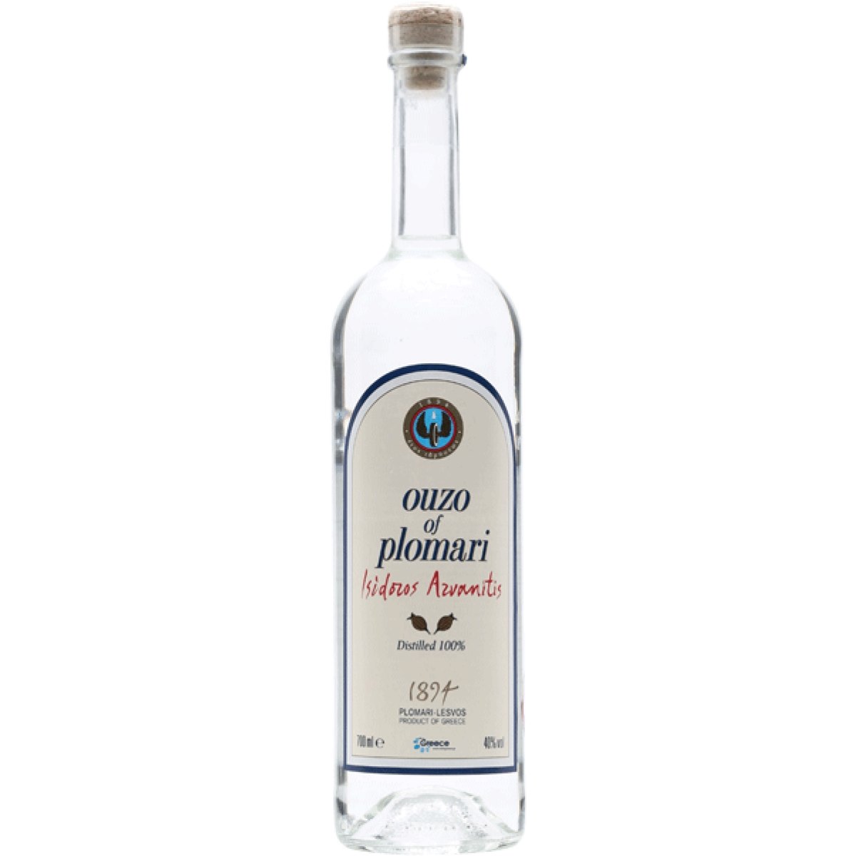 Ouzo Plomari 700ml | Greece and Grapes