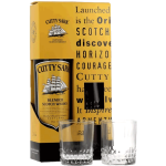 Cutty Sark Blended Scotch Whisky with 2 glasses Cutty Sark Blended Scotch Whisky with 2 glasses