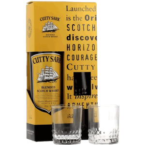 Cutty Sark Blended Scotch Whisky με 2 ποτήρια Cutty Sark Blended Scotch Whisky με 2 ποτήρια