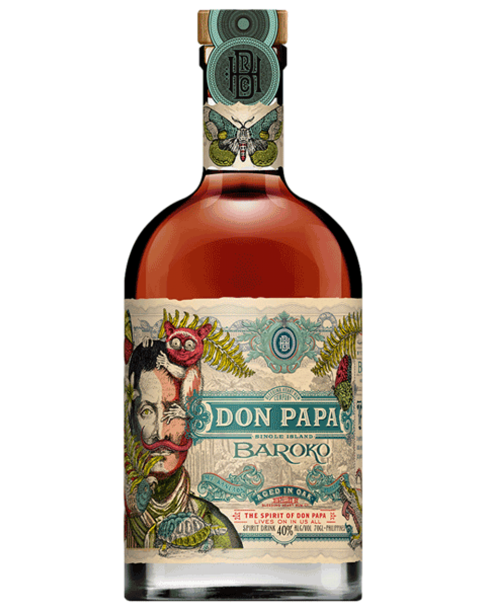 Don Papa Baroko Rum Greece and Grapes