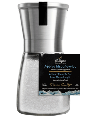 Floros Afrina (Fleur de Sel) - Mill 180gr