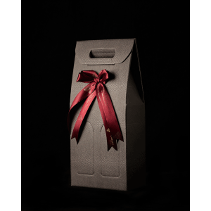 Black bag for 2 bottles