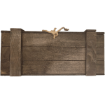 Wooden box for 3 bottles (Closed)