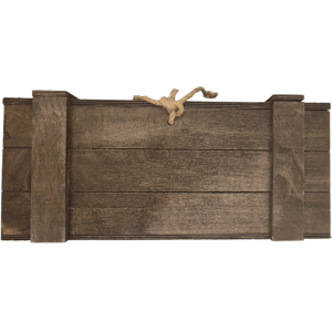 Wooden box for 3 bottles (Closed)