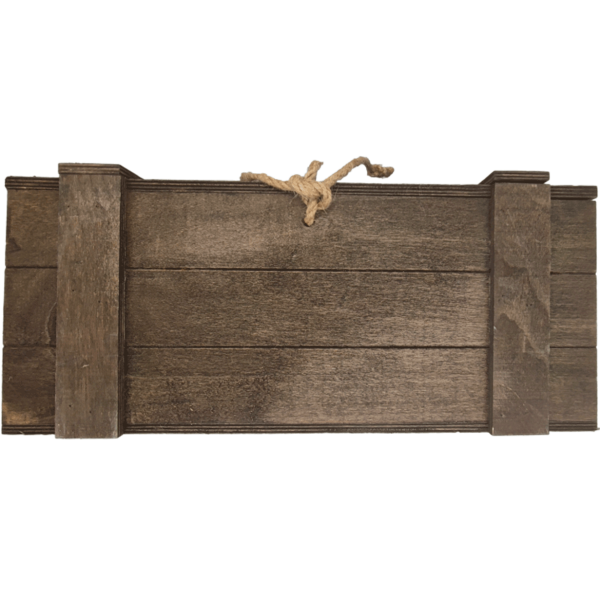 Wooden box for 3 bottles (Closed)