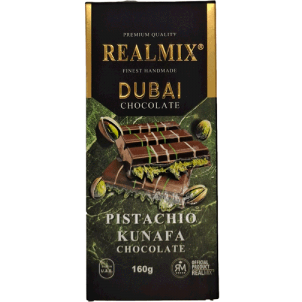 Σοκολάτα Realmix Dubai Chocolate 160g