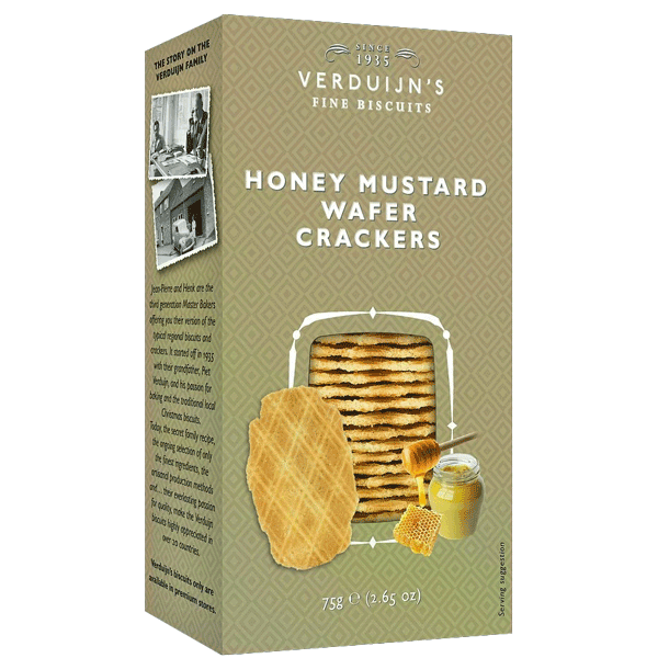 VERDUIJN’S Crackers Τυριού με Μουστάρδα και Μέλι