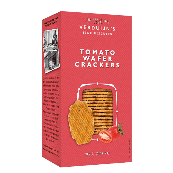 VERDUIJNS Cracker Τυριού με Ντομάτα & Βασιλικός