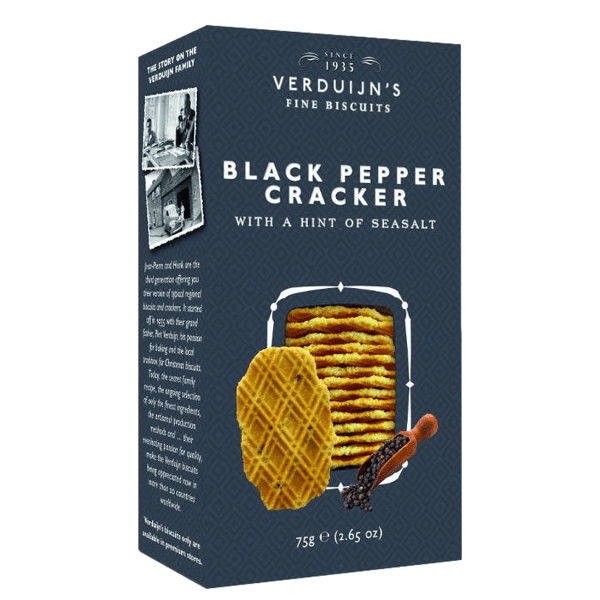 VERDUIJN’S Crackers με Μαύρο Πιιπέρι και Αλάτι