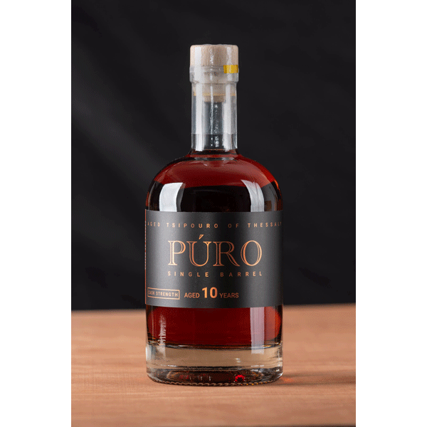 Puro Single Barrel Cask Strength 10 years Aged Tsipouro