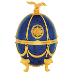 Ladoga Imperial Collection Super Premium Vodka 700ml in Sapphire Faberge Egg