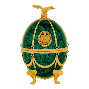 Ladoga Imperial Collection Super Premium Vodka 700ml in Emerald Faberge Egg
