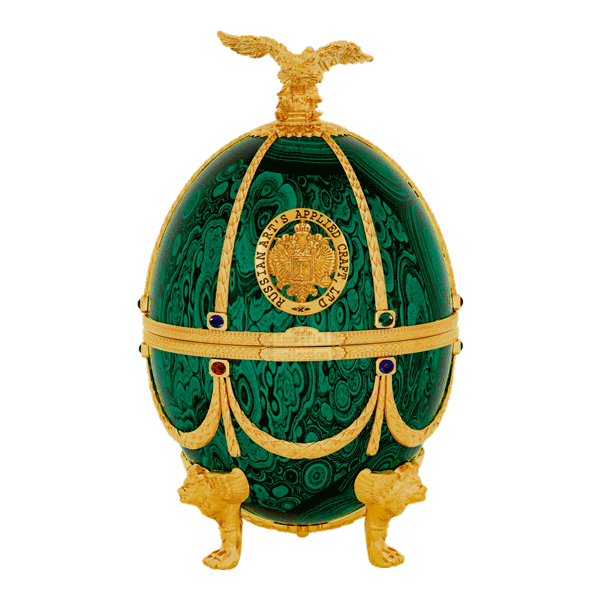 Ladoga Imperial Collection Super Premium Vodka 700ml in Emerald Faberge Egg