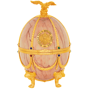 Ladoga Imperial Collection Super Premium Vodka 700ml in Onyx Faberge Egg