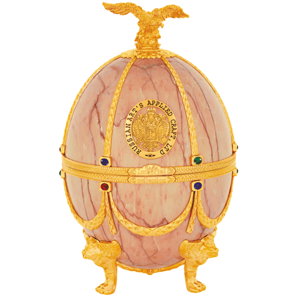 Ladoga Imperial Collection Super Premium Vodka 700ml in Onyx Faberge Egg