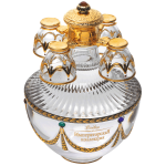 Ladoga Imperial Collection Super Premium Vodka 700ml in Dark Red With Birds Faberge Egg