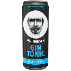 Knut Hansen Gin Tonic Rtd 0,25l 10%