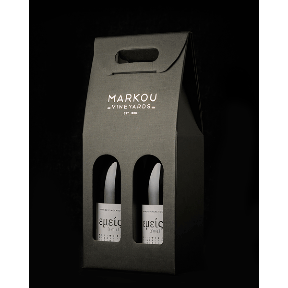 Markou Vineyards Emeis Twin Box | Greece and Grapes