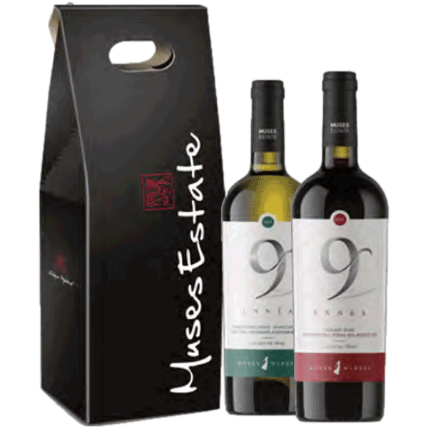 Kτήμα Μουσών 9 Εννέα Χάρτινο κουτί με 2 φιάλες