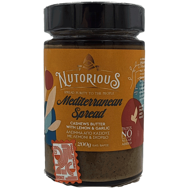 Nutorious Mediterranean Spread Nutorious Mediterranean Spread