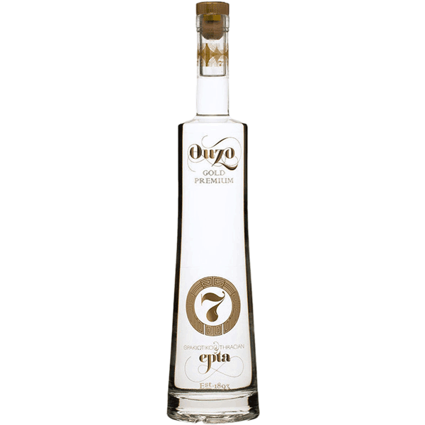 Thracian Ouzo 7 (seven) Gold Premium