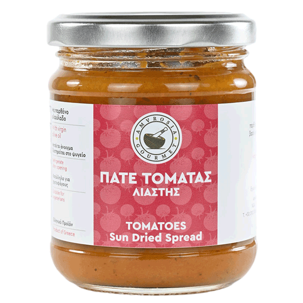 Amvrosia Gourmet sun dried tomato spread