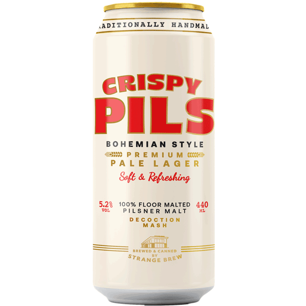 Strange Brew Crispy Pils Bohemian style pilsner 440ml
