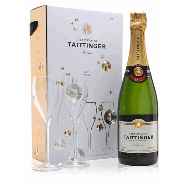 Champagne Taittinger Brut Réserve Gift Box