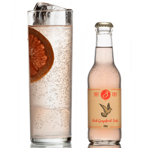 Three Cents Pink Grapefruit Soda Three Cents Pink Grapefruit Soda