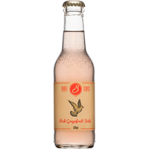 Three Cents Pink Grapefruit Soda Three Cents Pink Grapefruit Soda