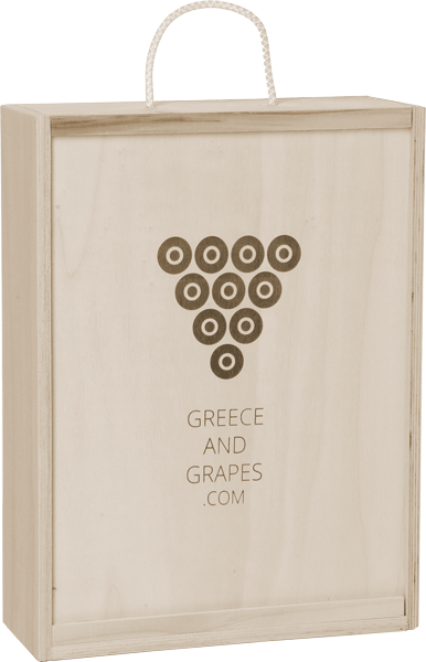 G&G Ξύλινο κουτί για 3 φιάλες