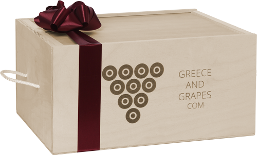 G&G Ξύλινο κουτί για 6 φιάλες