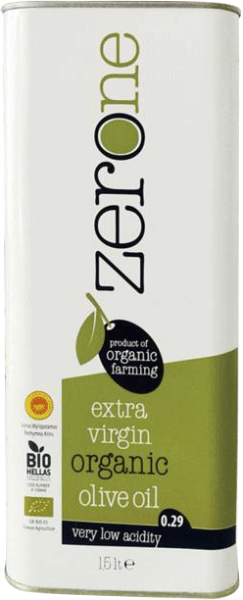 Zero One Οργανικό Παρθένο Ελαιόλαδο Πράσινο 1500ml