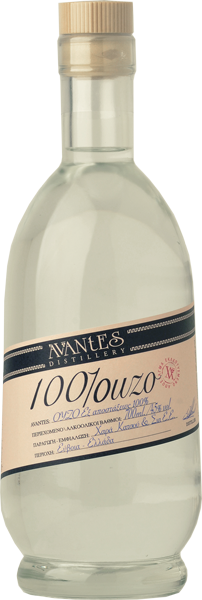 Ούζο 100% Avantes 200ml