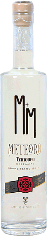 Μετέωρο τσίπουρο χωρίς γλυκάνισο 500ml